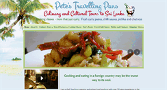 Desktop Screenshot of petestravellingpans.com